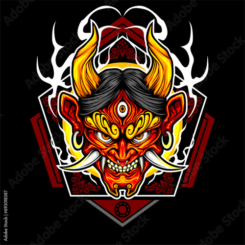 japanese oni mask