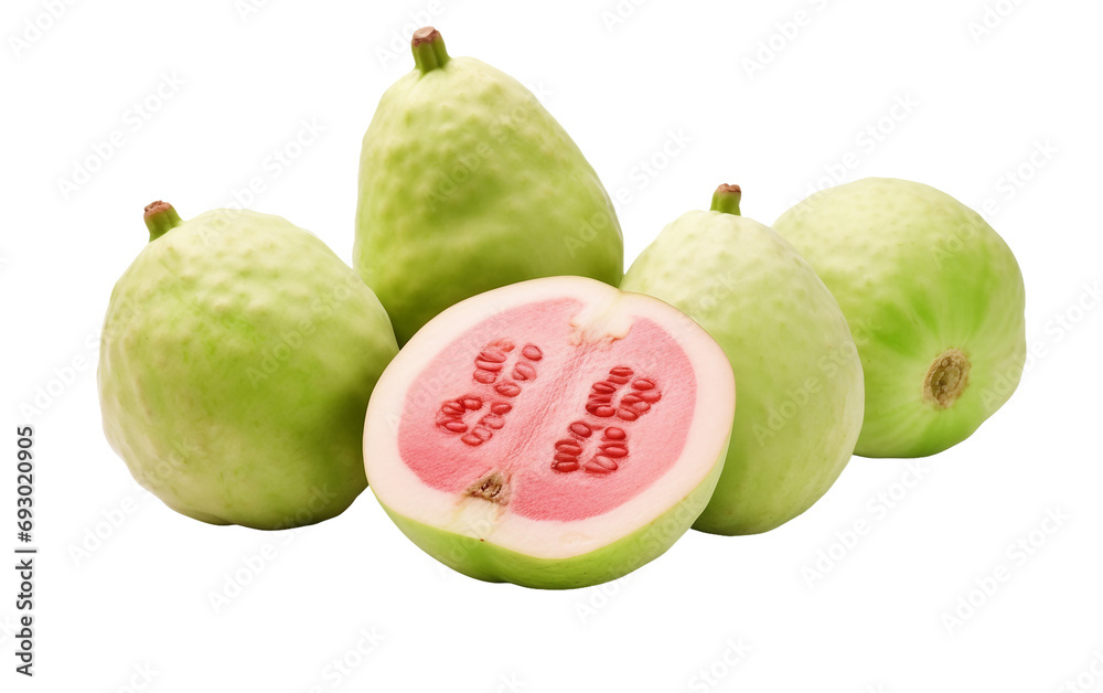 Fresh and Juicy Guava On Transparent PNG