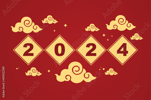 Chinese New Year Celebration Background.