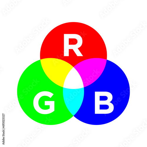 Light spectrum icon logo, red, blue, green, white, pixel, cyan, yellow, magenta, RGB