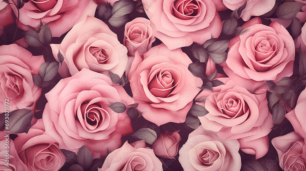 Beautiful red-pink roses are used for festivals. Beautiful red-pink roses are used for festivals.