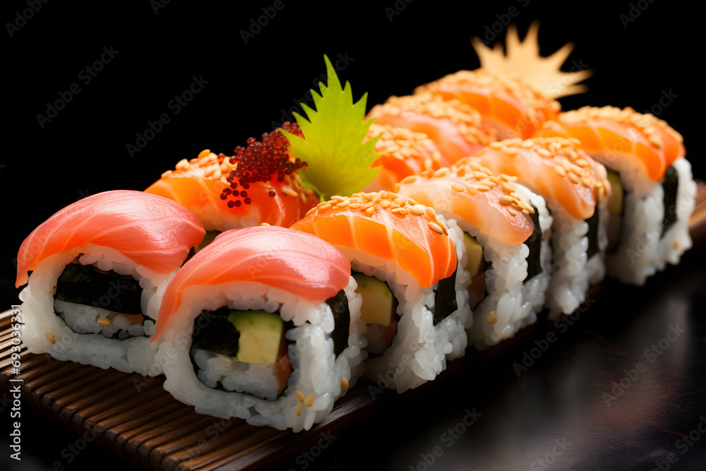Japanese Gastronomy: Delicious Sushi Creations - Generative AI Japanese Gastronomy: Delicious Sushi Creations - Generative AI