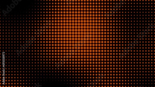 A lot of small dots move from side to side. Background with moving abstract objects. High quality FullHD footage
