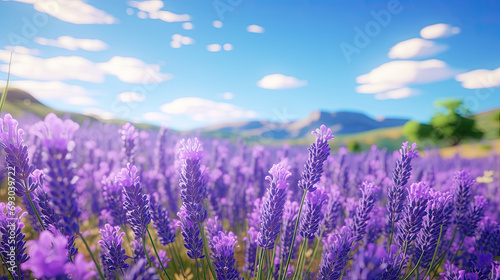 lavender field during summer day