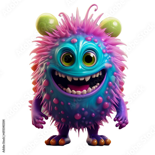 purplr cute-germ-monster-character-scary-but-charming