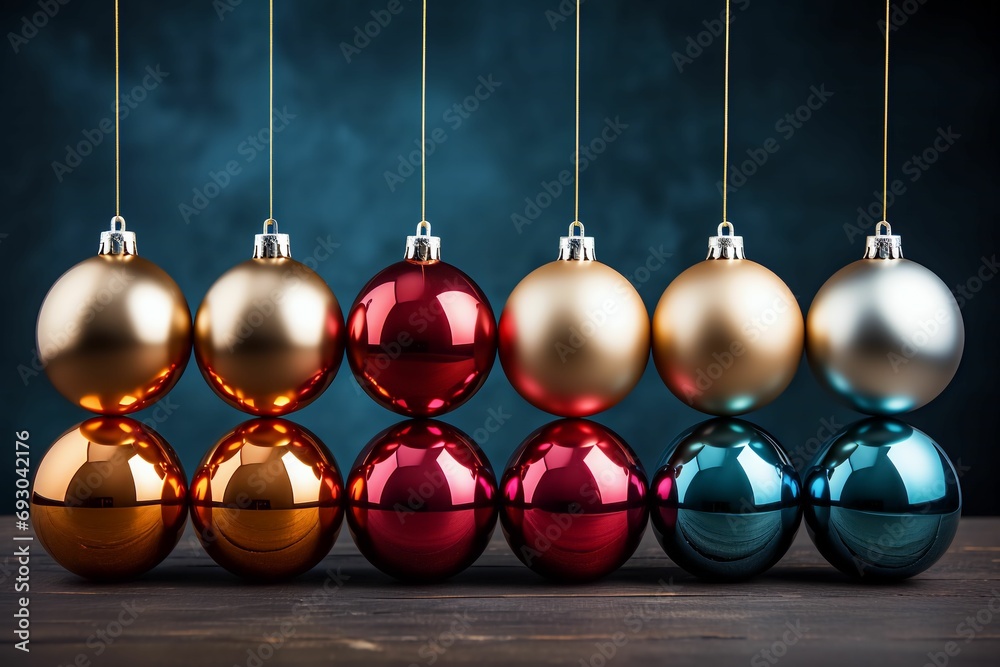 Christmas background | Colorful Christmas balls Christmas background | Colorful Christmas balls