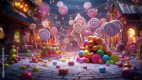 festive candycore aesthetic gaming, photo
