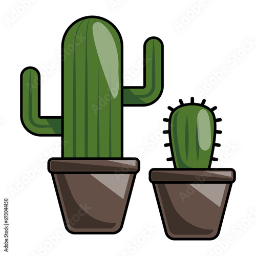 indoor potted plants concept, Tropical and subtropical houseplant vector icon design, Shrubs and Trees symbol, Plants and Flowers sign, Landscaping and Garden Tools stock illustration