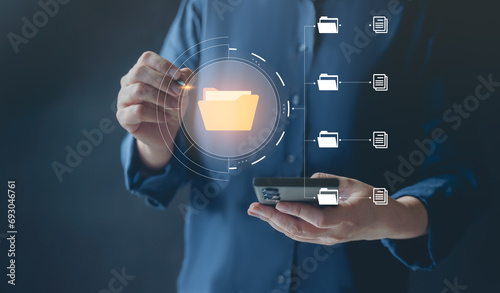 Document Management System (DMS). Enterprise document management. Digital asset handling, Document sharing, Categorization, Workflow, and Backup online e-document data software for efficient storing.