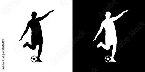Football sport position icon, silhouette, sport icon, football icon, black icon.