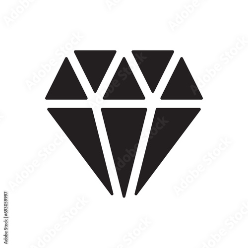 diamond icon design vector illustration