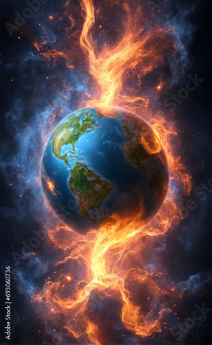 earth on fire