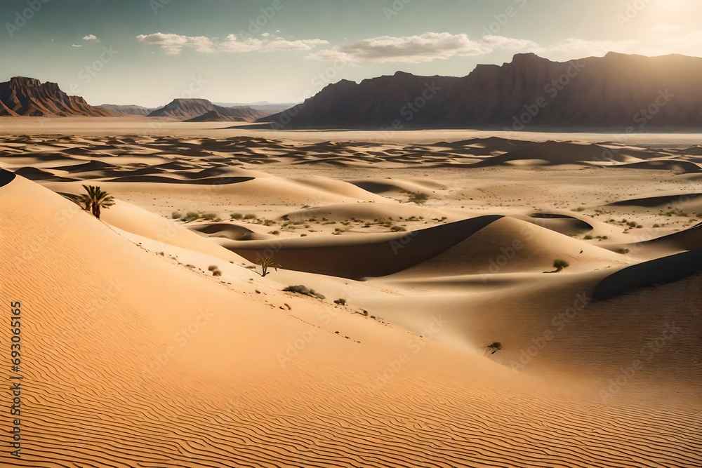 vast desert landscape.