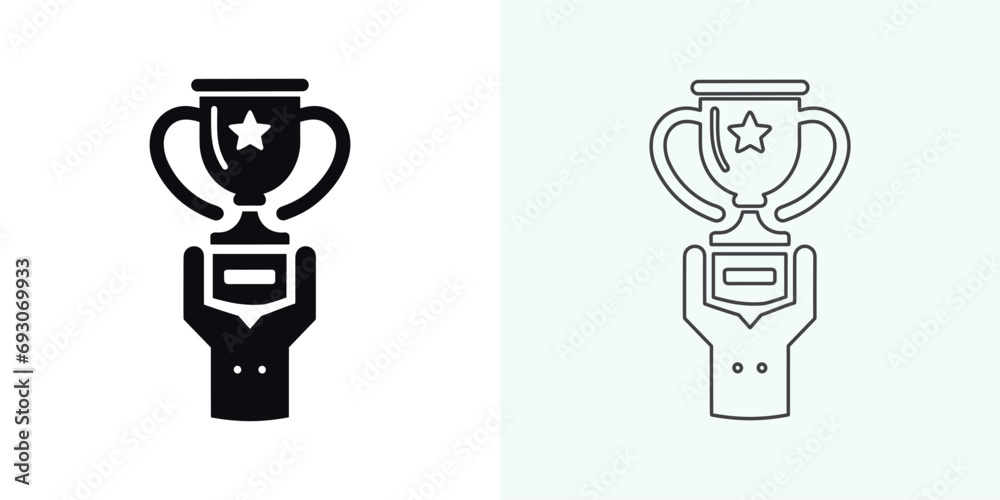 Winner trophy icon vector, symbol of victory event. trophy icon in trendy flat style. Trophy Icon. Professional, pixel-perfect icons optimized for both large and small resolutions. Winner trophy icon vector, symbol of victory event. trophy icon in trendy flat style. Trophy Icon. Professional, pixel-perfect icons optimized for both large and small resolutions.