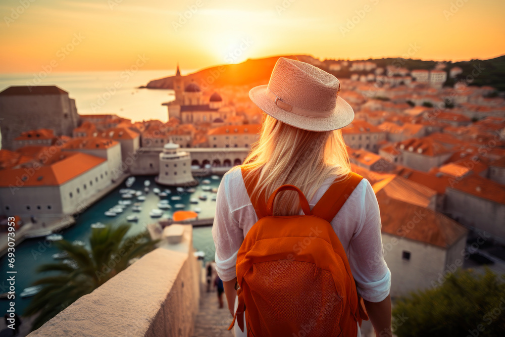 Serene Dusk: Adriatic Ambiance in Dubrovnik