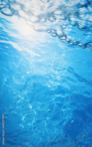 Reflective Purity: Serene Image of Crystalline Waters Ideal for Text Overla