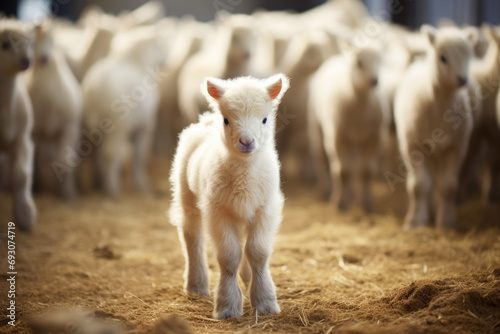 Charming Countryside Farm with Playful Kid Goat