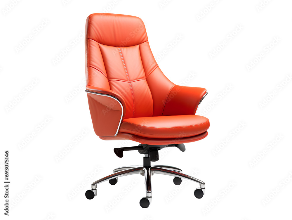 Sleek Modern Office Chair, isolated on a transparent or white background Sleek Modern Office Chair, isolated on a transparent or white background