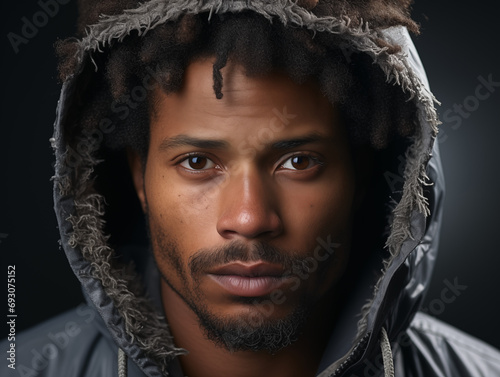 African American Man Portrait in a studio 2