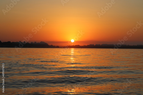 Beautiful sunset over the river Nile  © ismael