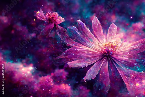 Flowers in Space, Blooming © HasanBilal