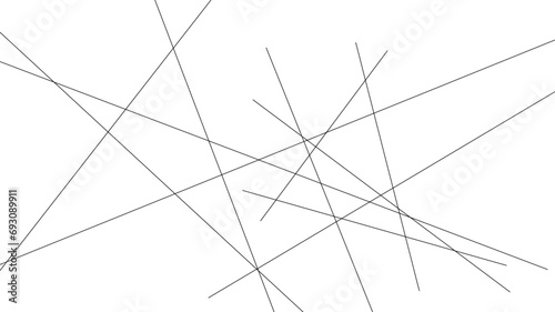 Random geometric line pattern on a transparent background. Random line low poly pattern. abstract seamless line vector. Random chaotic lines abstract geometric patterns of modern design. 
