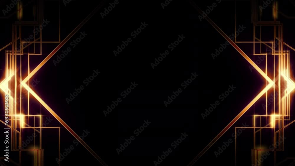 Art Deco VJ Style Visual