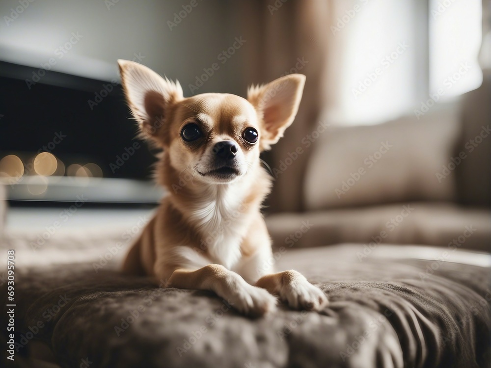 portrait of Chihuahua at home
portrait of Chihuahua at home