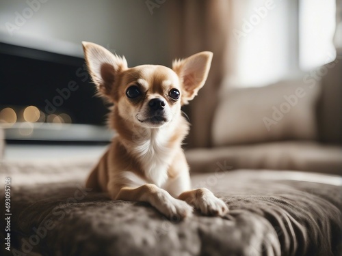 portrait of Chihuahua at home 
