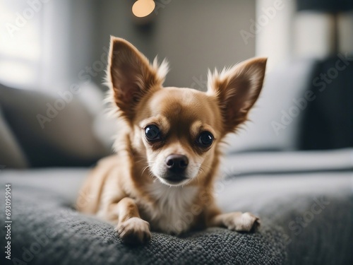 portrait of Chihuahua at home 