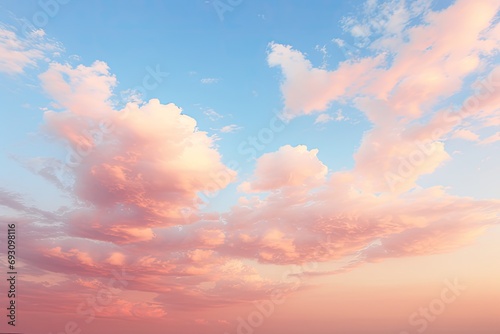 peach color sky