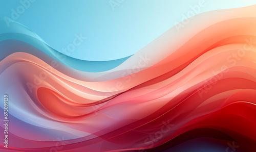 Abstract colored wavy transparent fabric texture