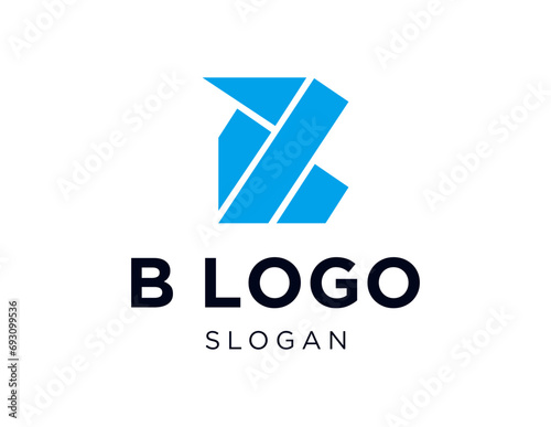 The logo design is about B Logo design and was created using the Corel Draw 2018 application with a white background. photo