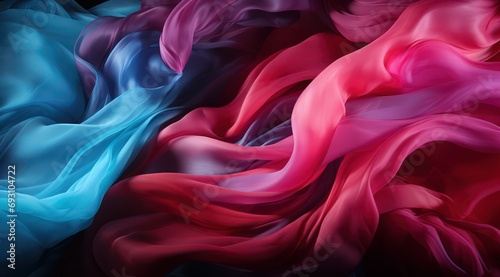 Colorful silk background
