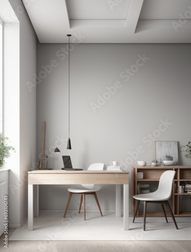 modern interior office wall with just the wall and sides