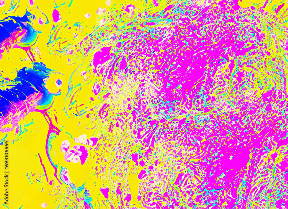 Obraz premium Abstract-grunge-art-background-texture-with-colorful-paint-splas