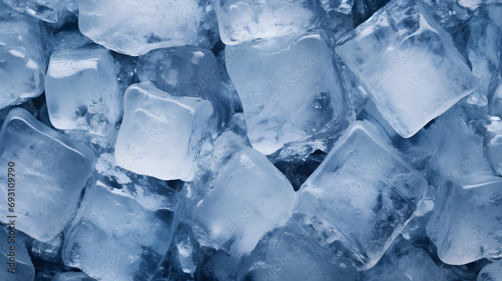 close up of ice cubes background close up of ice cubes background