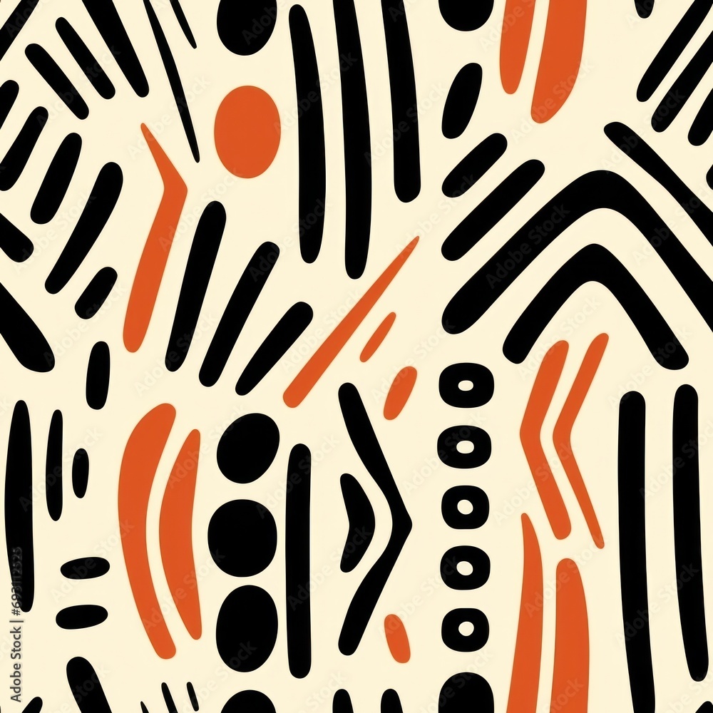 Vibrant African Pattern Seamless Tile Design Vibrant African Pattern Seamless Tile Design