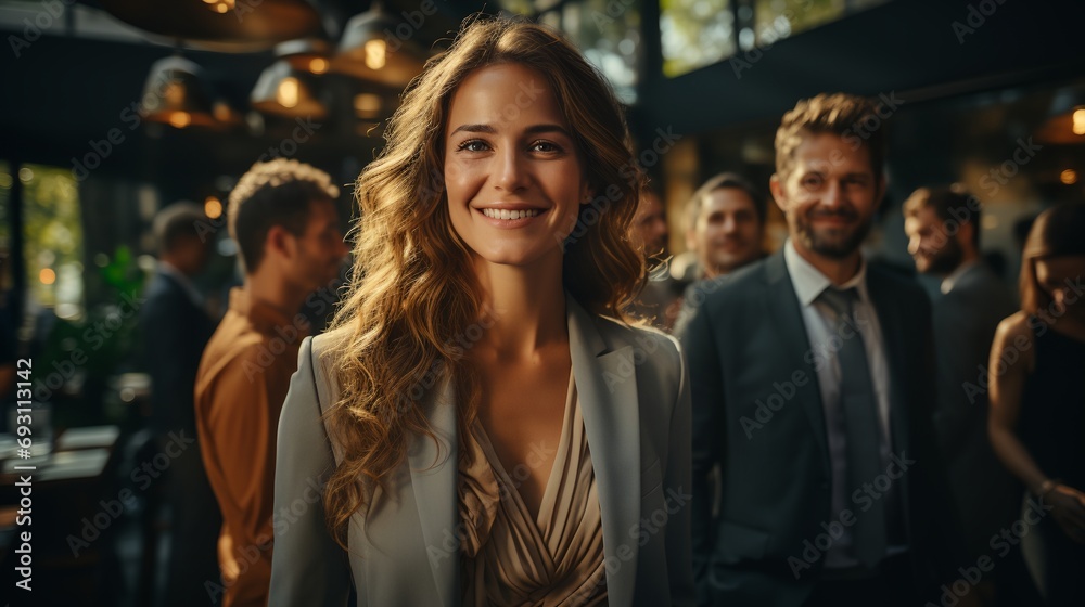Young attractive businesswoman Young attractive businesswoman
