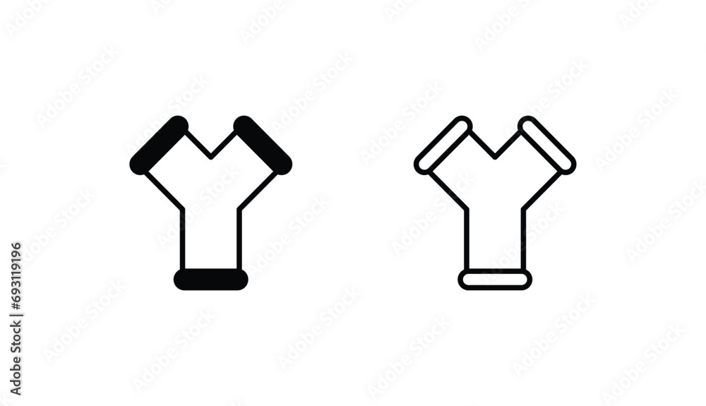Pipe icon design with white background stock illustration Pipe icon design with white background stock illustration