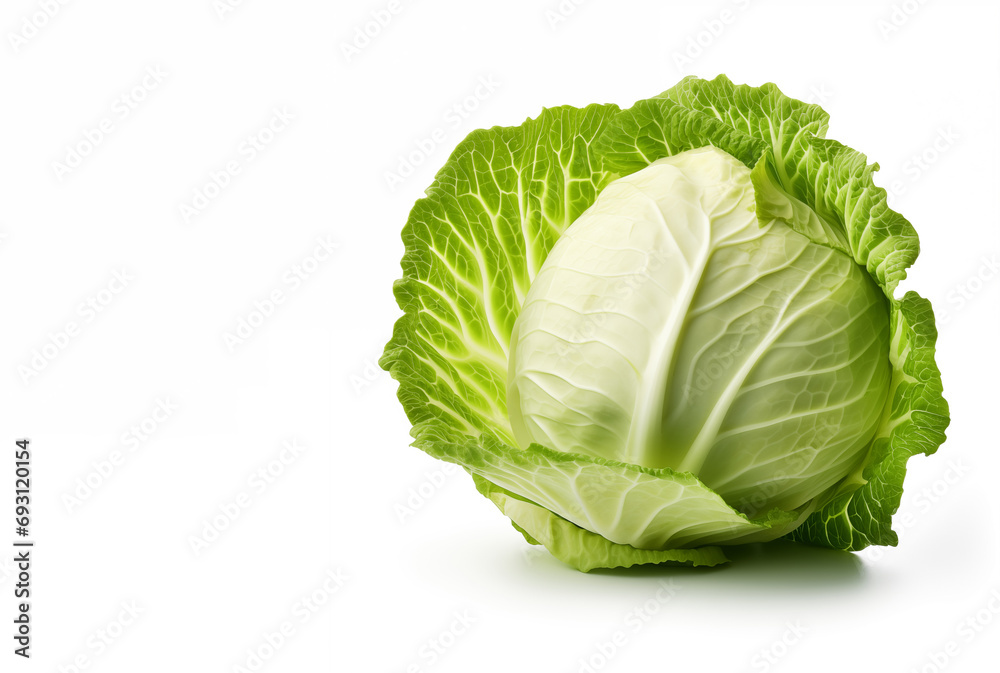 Cabbage isolated on white background Cabbage isolated on white background