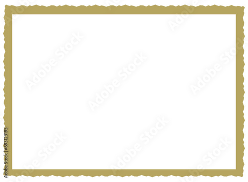 vintage frame with ornament, frame for a text and photo vector illustration