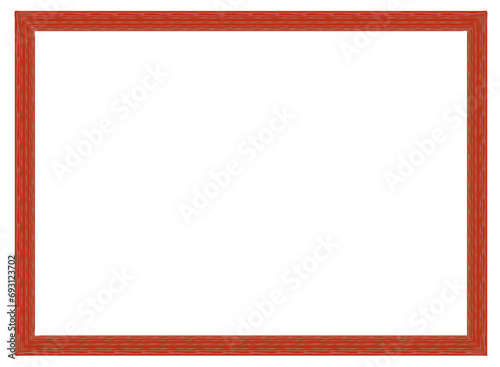 vintage frame with ornament, frame for a text and photo vector illustration