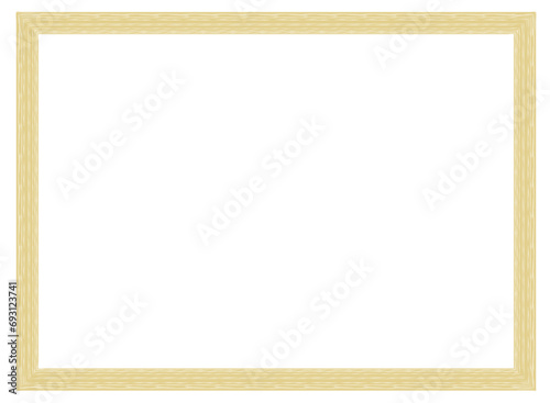 vintage frame with ornament, frame for a text and photo vector illustration