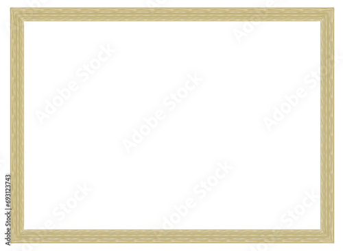vintage frame with ornament, frame for a text and photo vector illustration