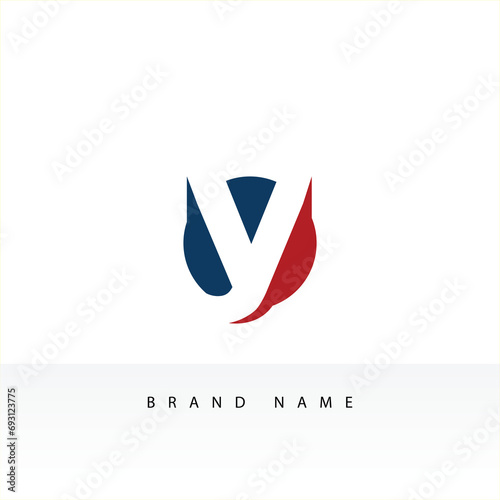 Abstract letter Y logo design. Simple application icon. Free Download Abstract letter Y logo design. Simple application icon. - GFXLoad