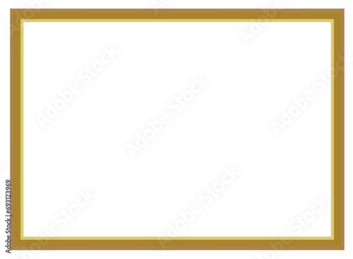 vintage frame with ornament, frame for a text and photo vector illustration