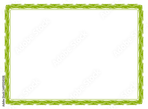 vintage frame with ornament, frame for a text and photo vector illustration
