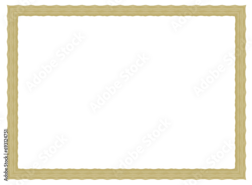 vintage frame with ornament, frame for a text and photo vector illustration