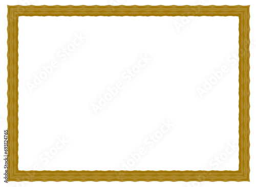 vintage frame with ornament, frame for a text and photo vector illustration